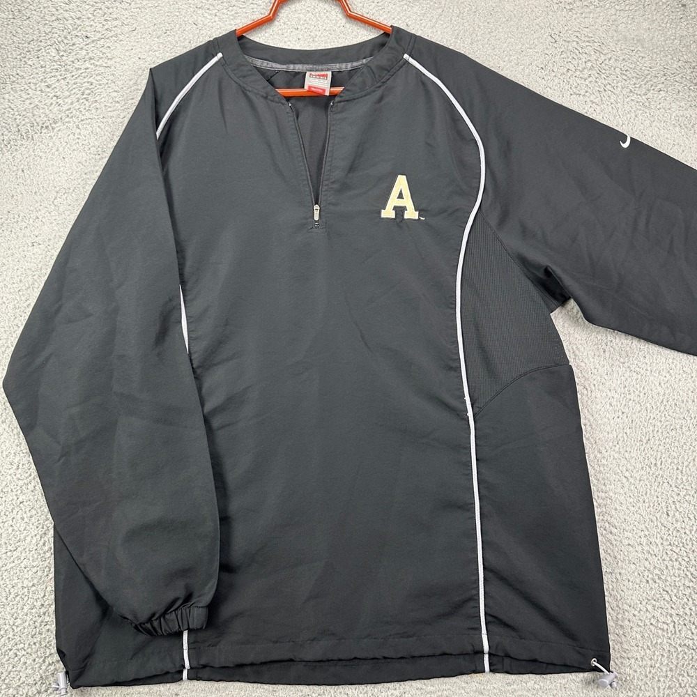Alabama Nike Jacket Lightweight Mens XL Gray Quarter Zip‎ Long Sleeve Pullover